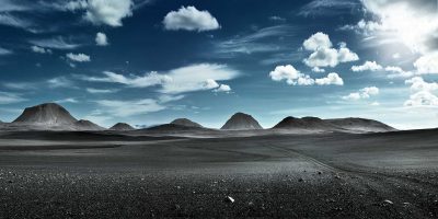 Iceland highlands endless space